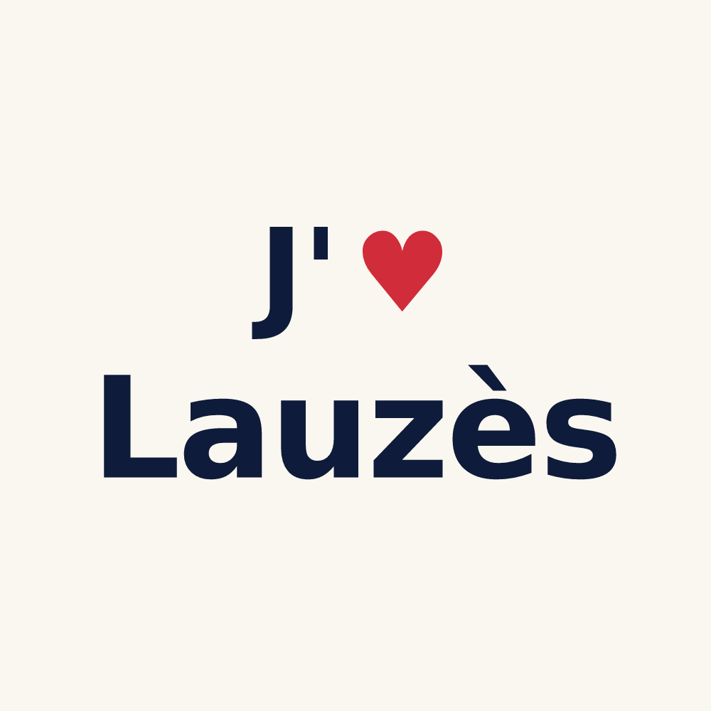 Tasse personnalisée Lauzès — design J'aime Lauzès