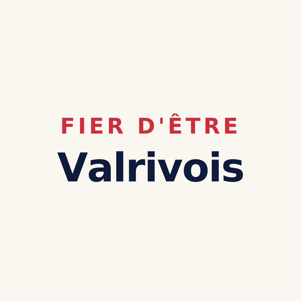 Tasse « Fier d'être Valrivois » — design pour Laval-en-Brie
