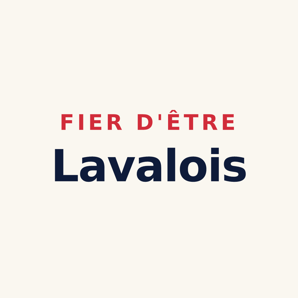 Tasse « Fier d'être Lavalois » — design pour Laval-en-Laonnois