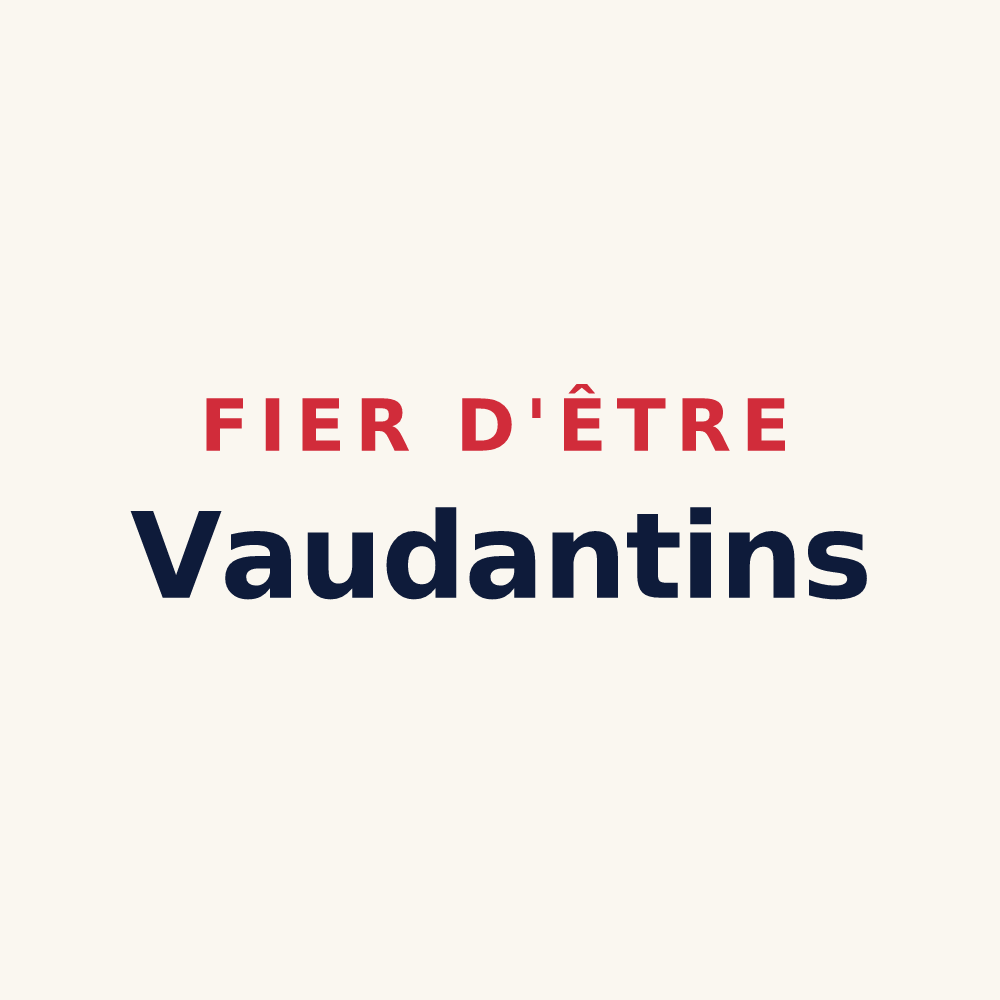 Tasse « Fier d'être Vaudantins » — design pour Lavaldens