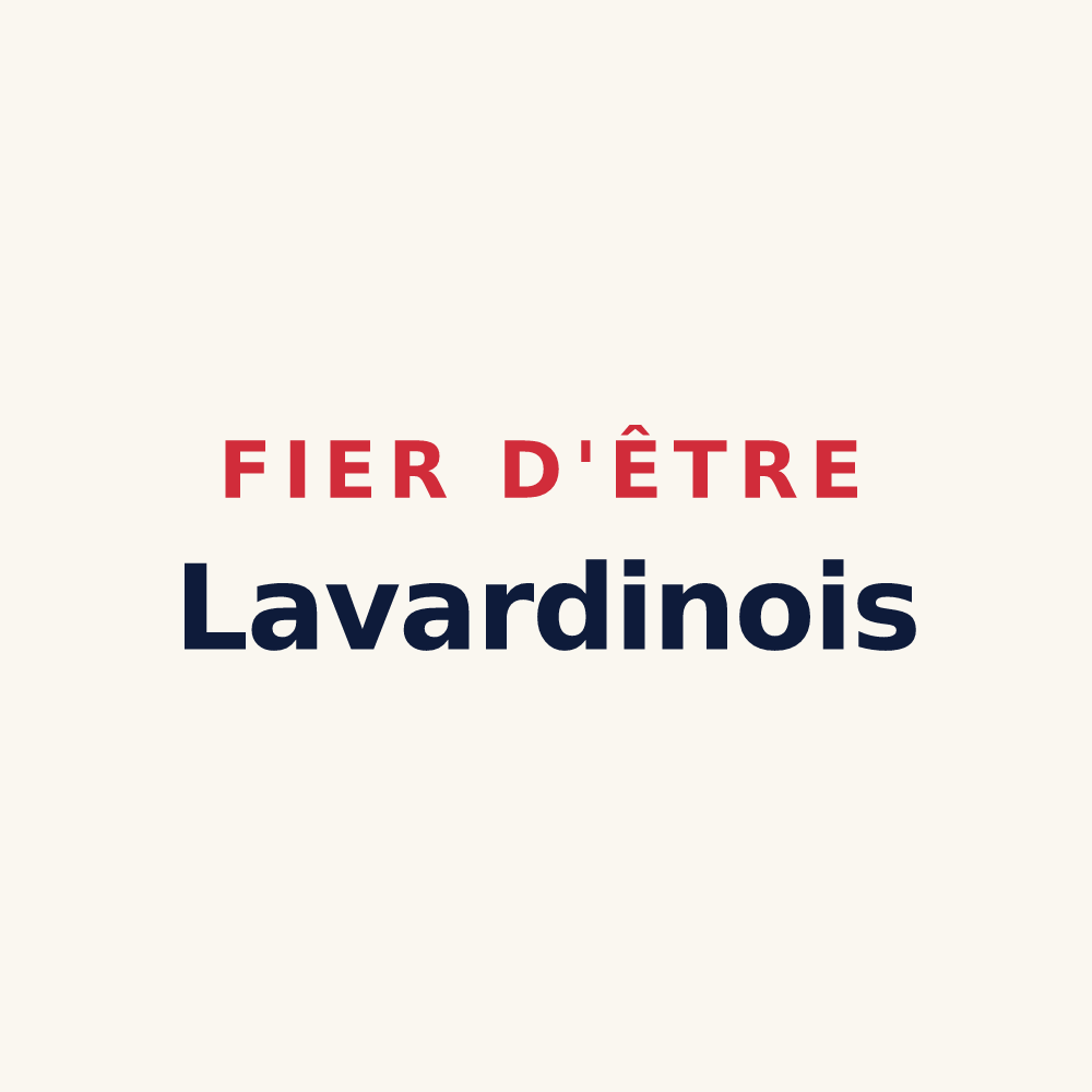 Tasse « Fier d'être Lavardinois » — design pour Lavardin