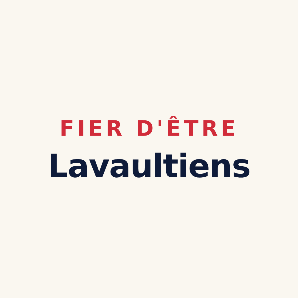 Tasse « Fier d'être Lavaultiens » — design pour Lavault-de-Frétoy