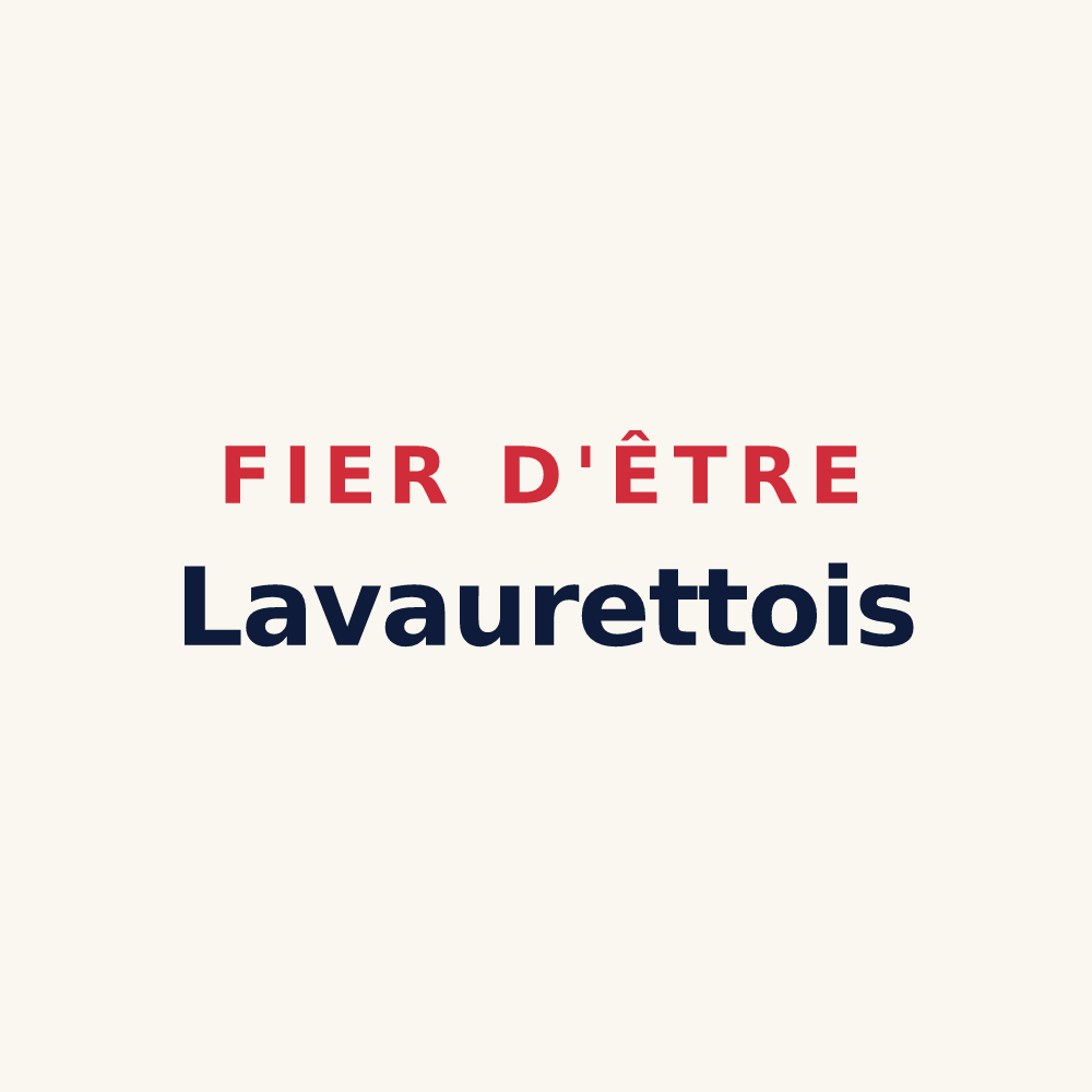 Tasse « Fier d'être Lavaurettois » — design pour Lavaurette