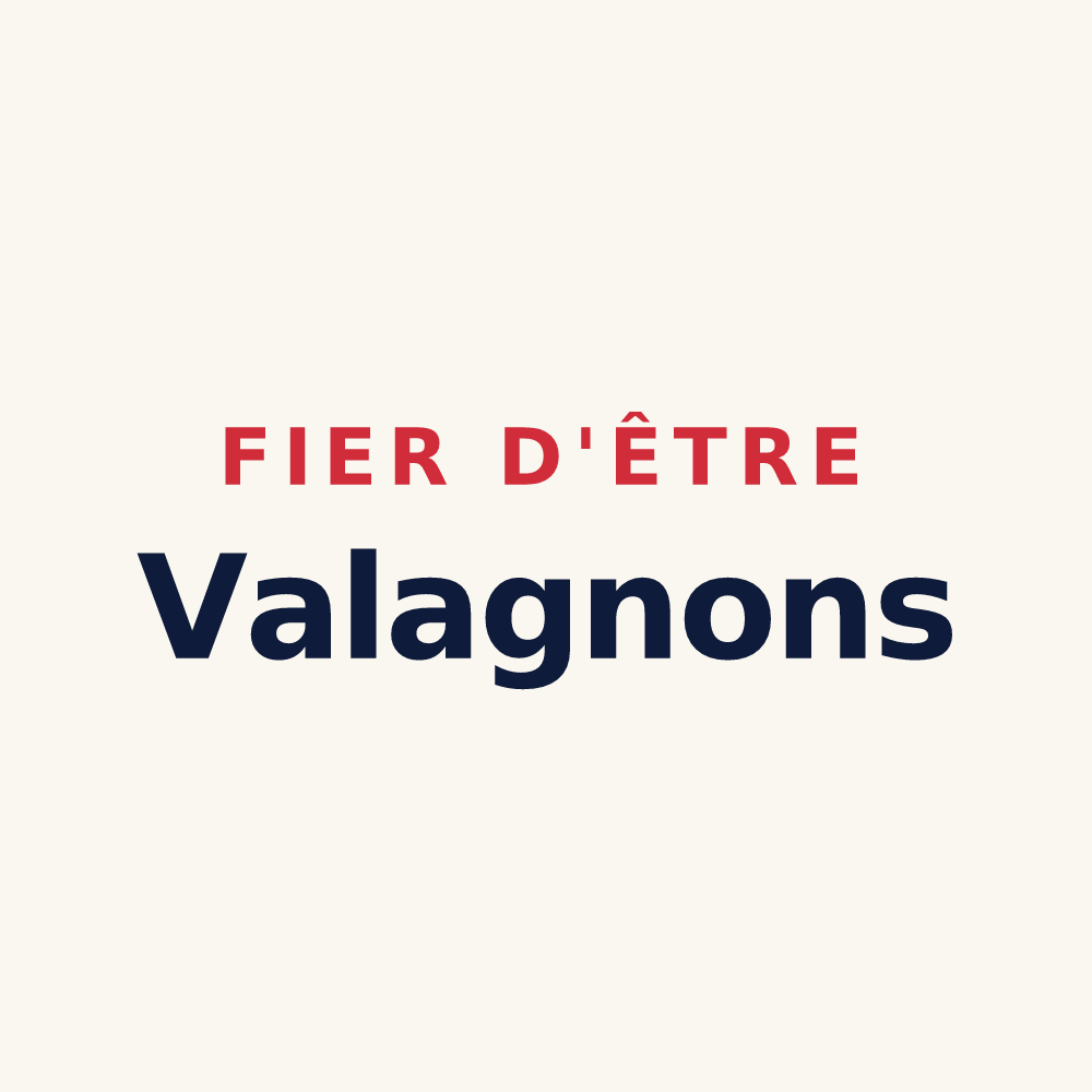 Tasse « Fier d'être Valagnons » — design pour Laveissière