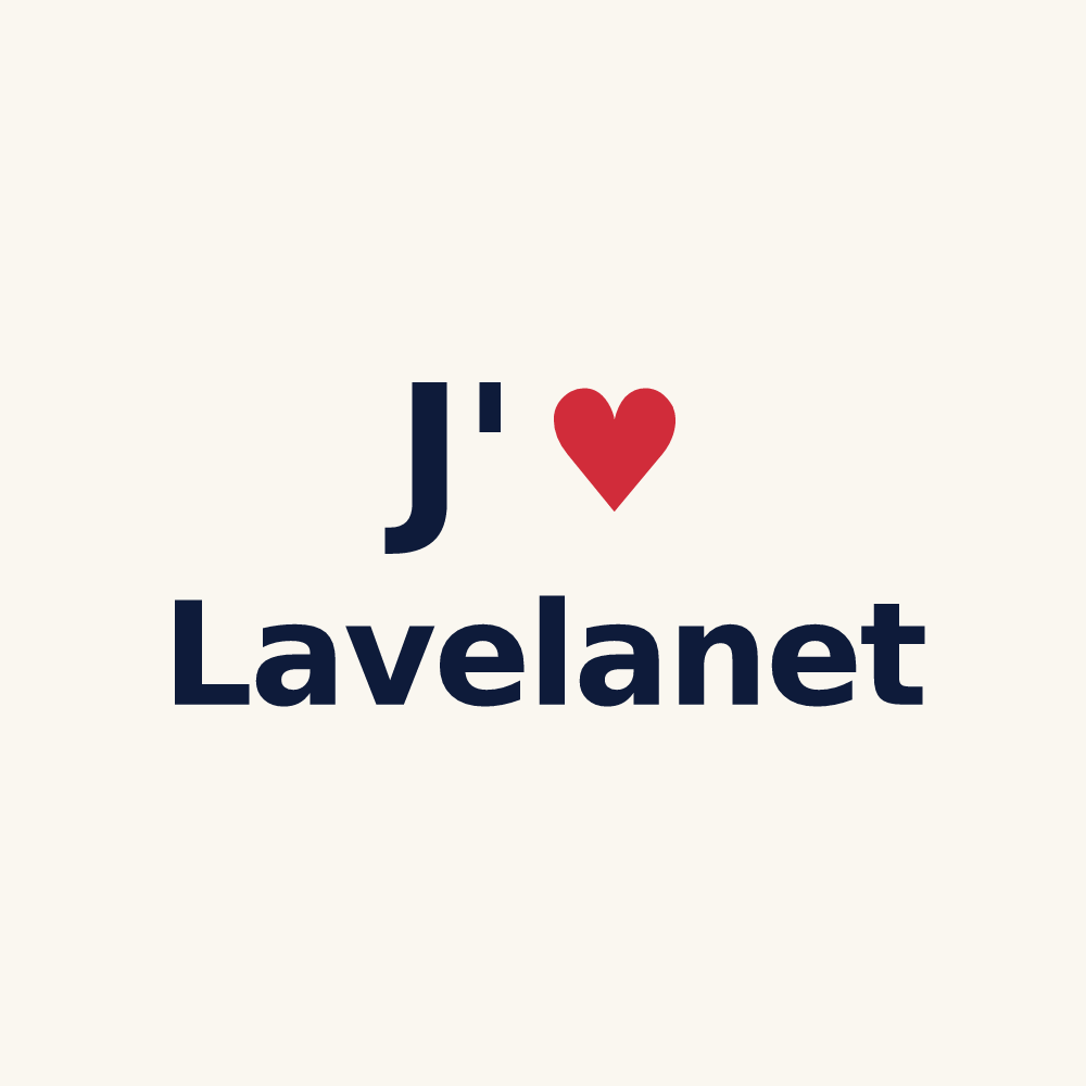 Tasse personnalisée Lavelanet — design J'aime Lavelanet
