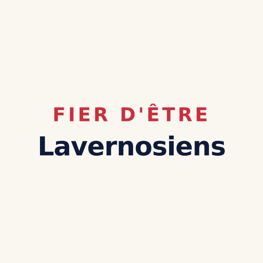 Tasse « Fier d'être Lavernosiens » — design pour Lavernose-Lacasse