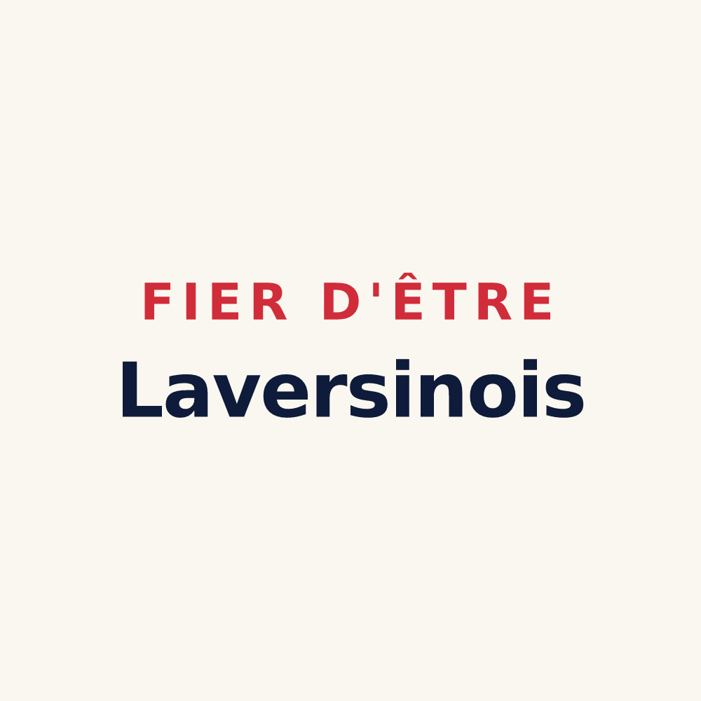 Tasse « Fier d'être Laversinois » — design pour Laversine
