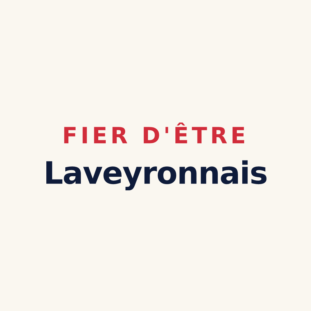 Tasse « Fier d'être Laveyronnais » — design pour Laveyron