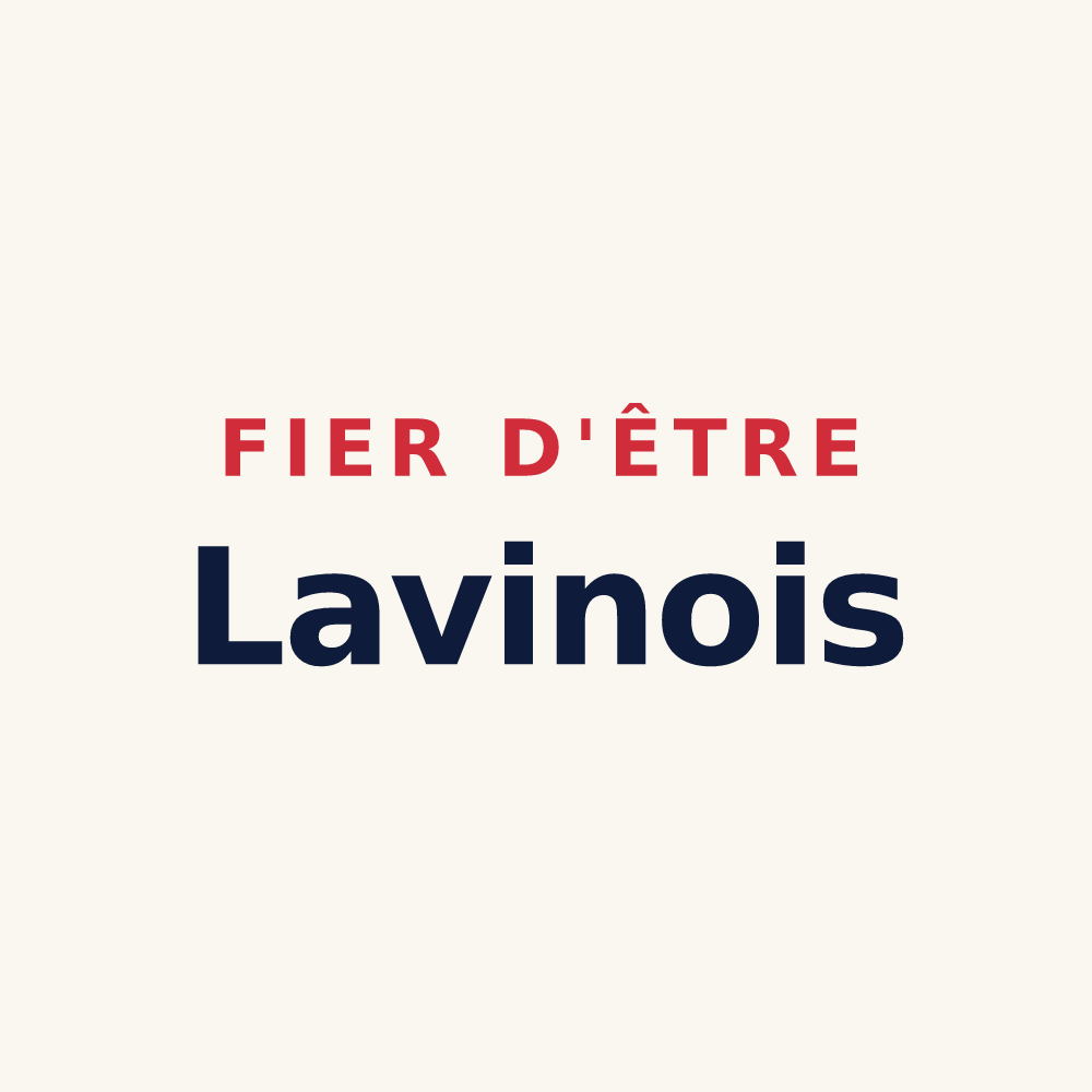Tasse « Fier d'être Lavinois » — design pour Lavigny