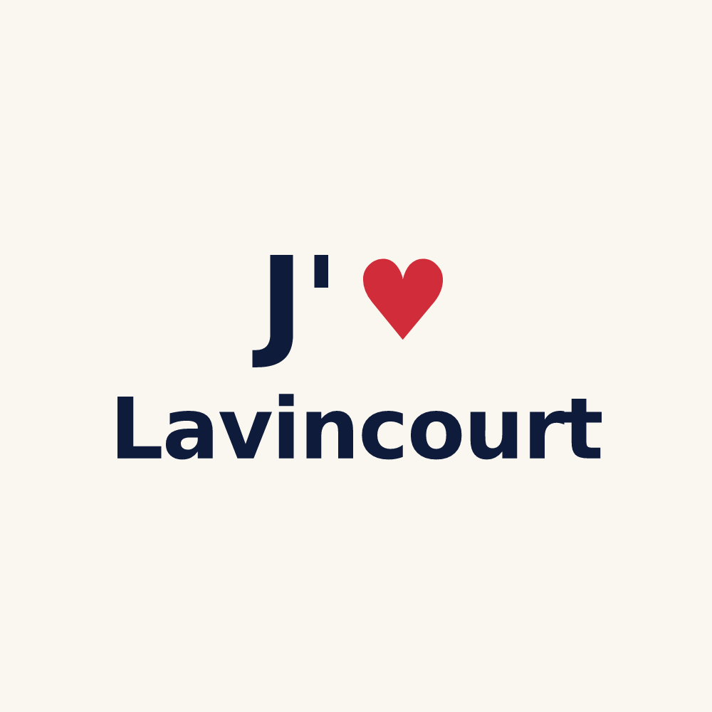 Tasse personnalisée Lavincourt — design J'aime Lavincourt