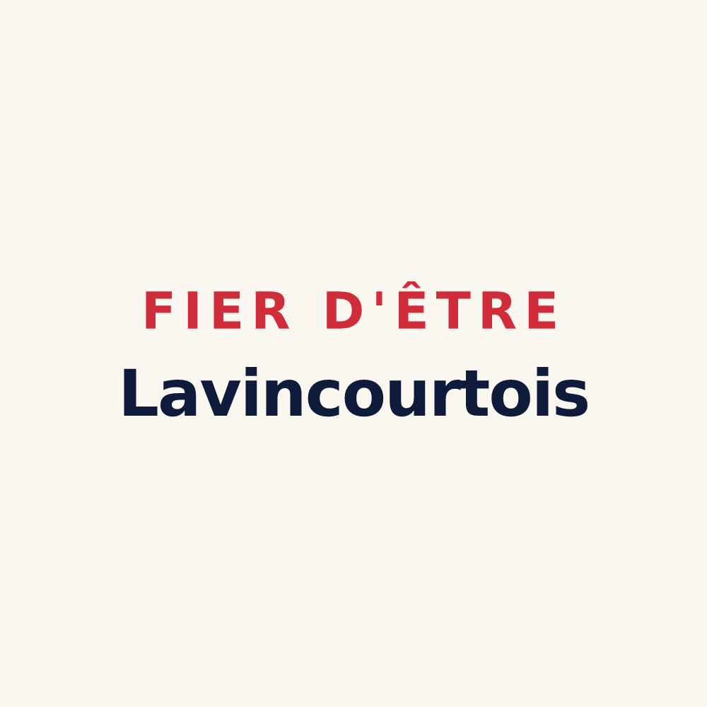 Tasse « Fier d'être Lavincourtois » — design pour Lavincourt