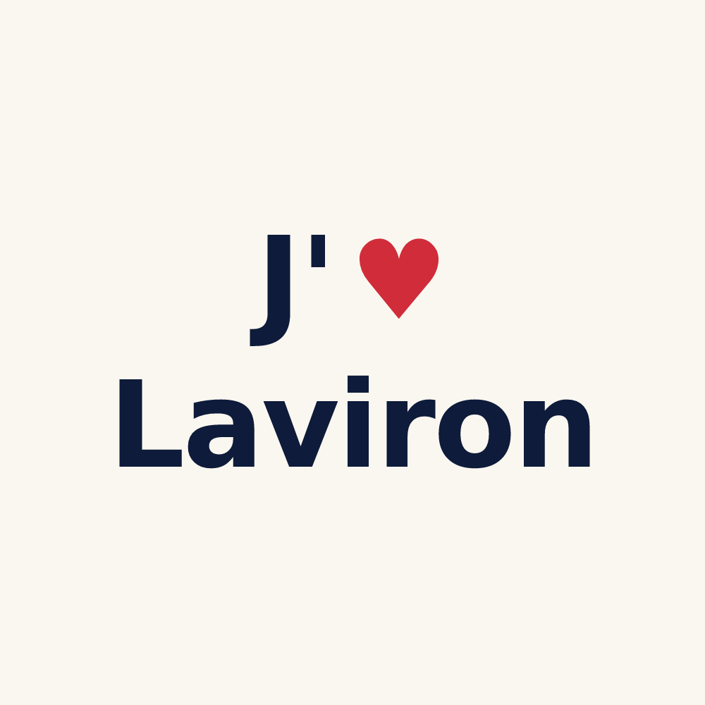Tasse personnalisée Laviron — design J'aime Laviron