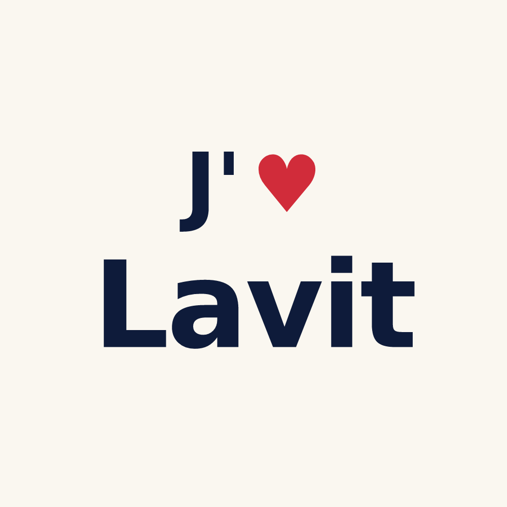Tasse personnalisée Lavit — design J'aime Lavit