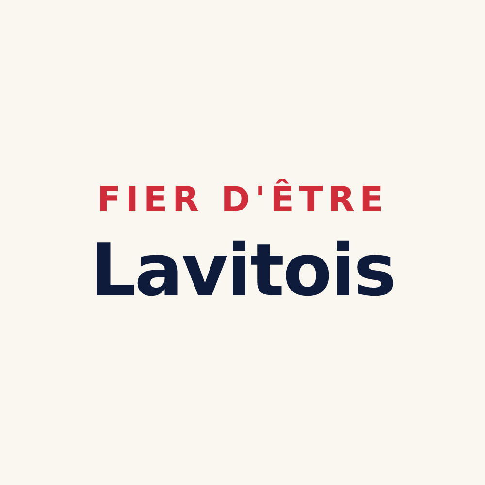 Tasse « Fier d'être Lavitois » — design pour Lavit