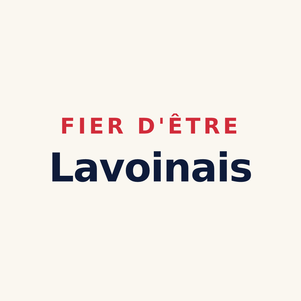 Tasse « Fier d'être Lavoinais » — design pour Lavoine