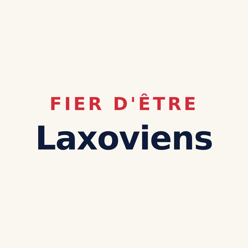 Tasse « Fier d'être Laxoviens » — design pour Laxou