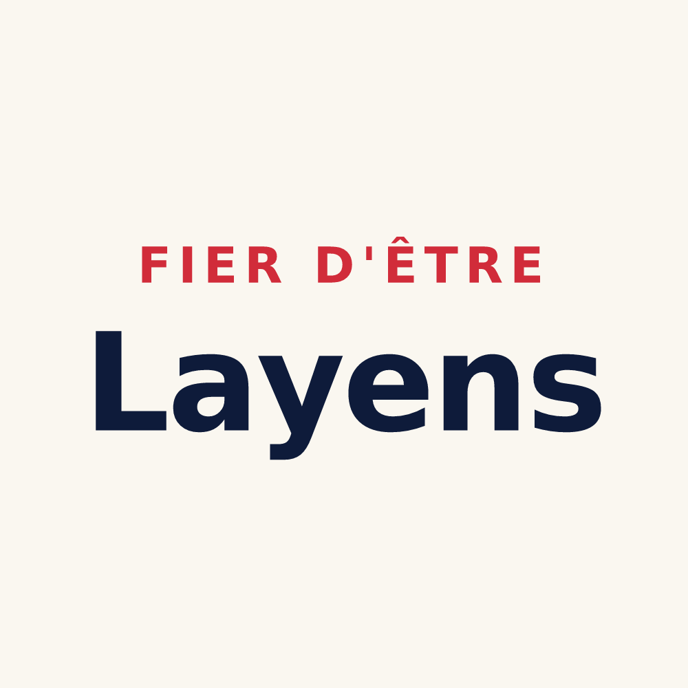 Tasse « Fier d'être Layens » — design pour Lay-Saint-Christophe