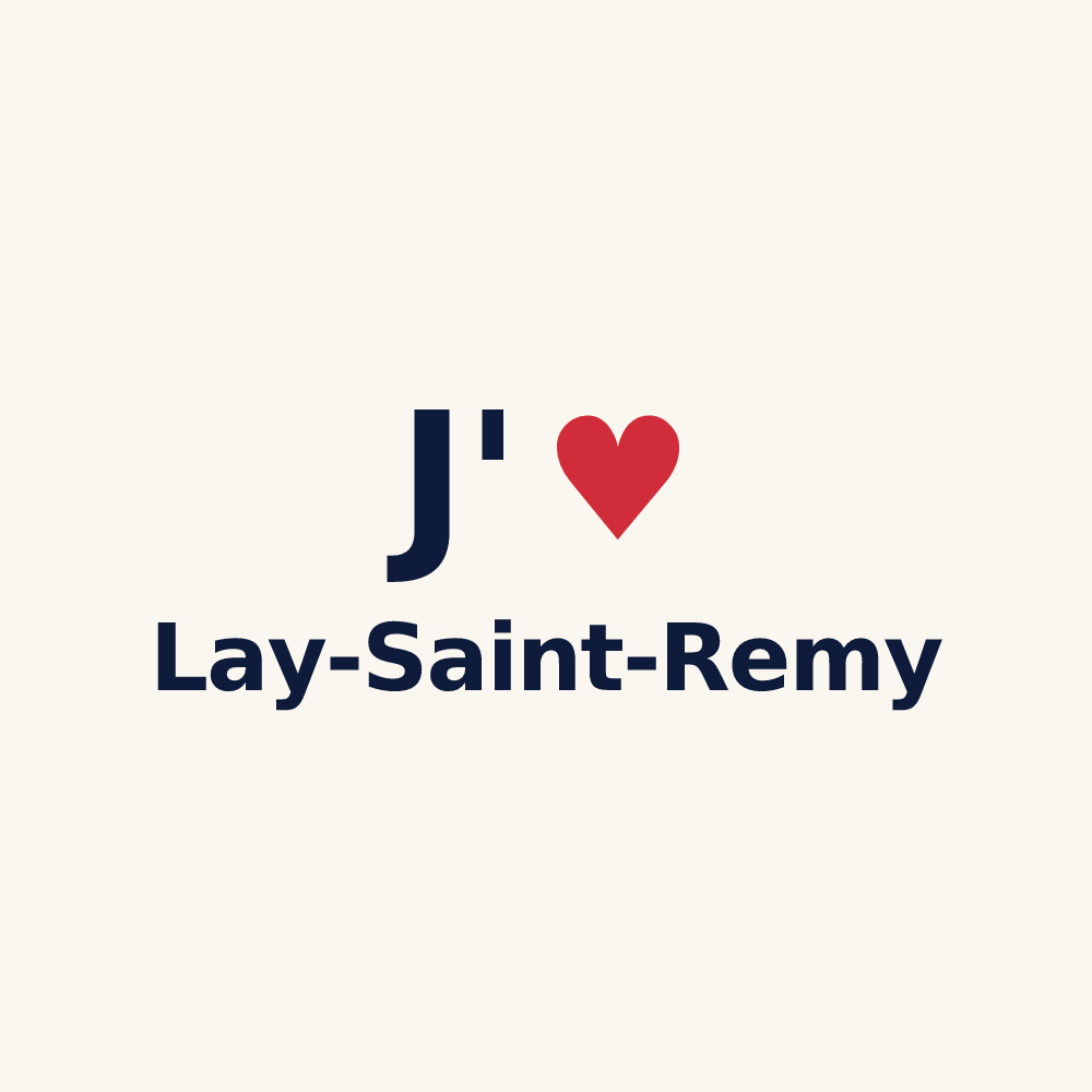 Tasse personnalisée Lay-Saint-Remy — design J'aime Lay-Saint-Remy