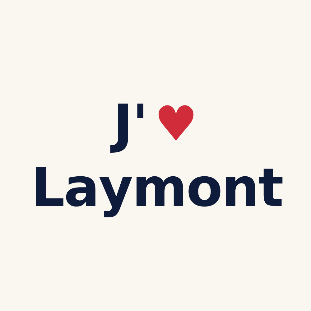 Tasse personnalisée Laymont — design J'aime Laymont