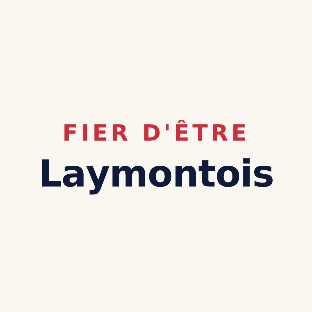 Tasse « Fier d'être Laymontois » — design pour Laymont