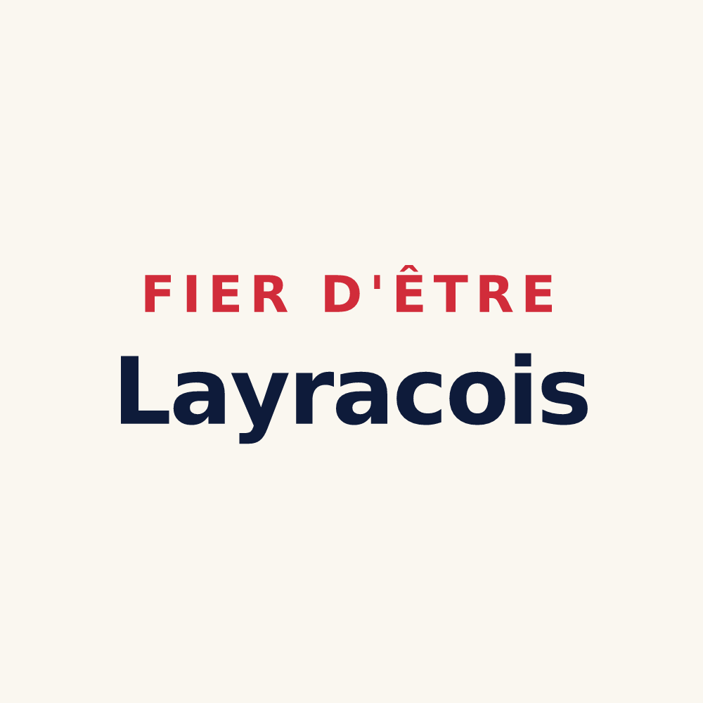 Tasse « Fier d'être Layracois » — design pour Layrac-sur-Tarn