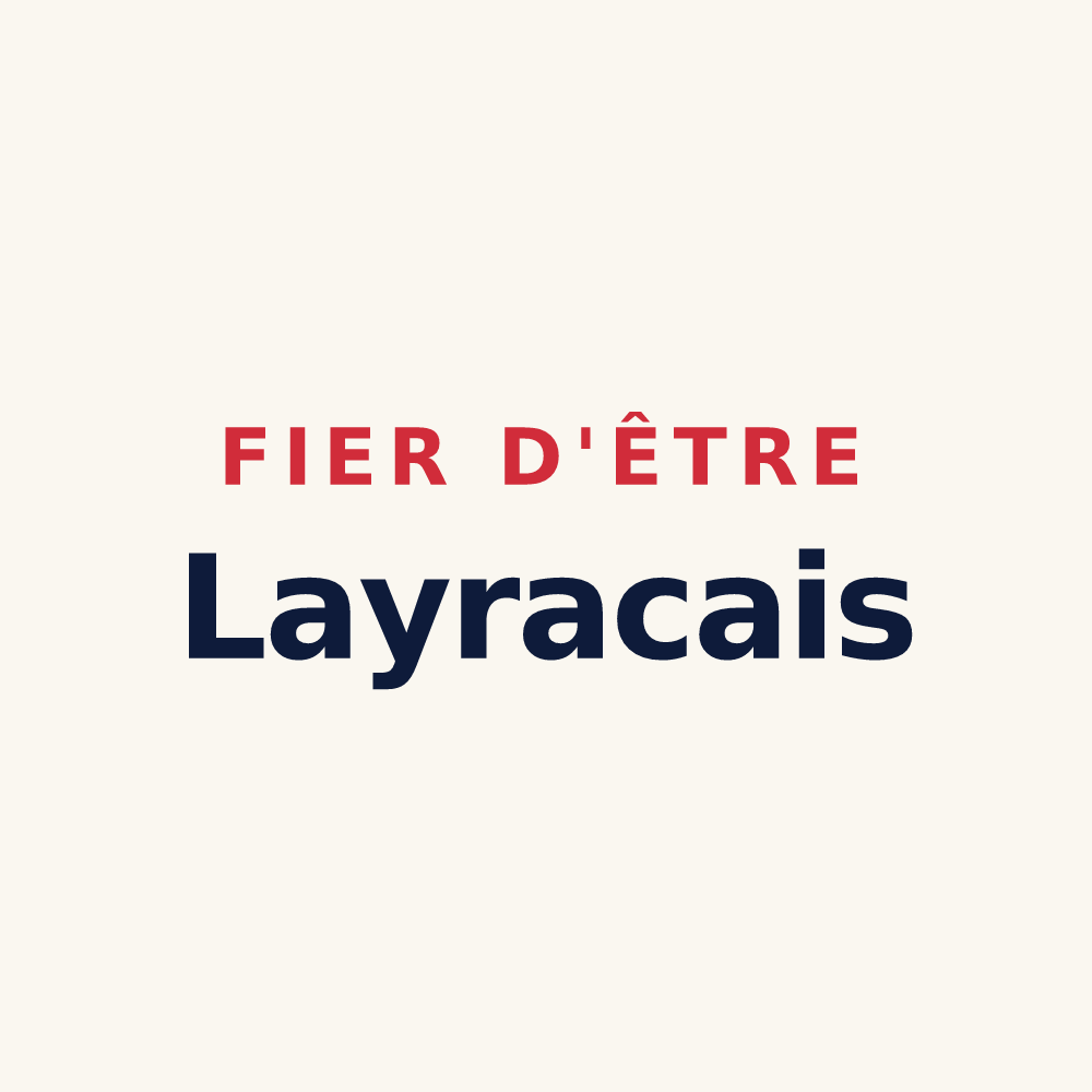 Tasse « Fier d'être Layracais » — design pour Layrac