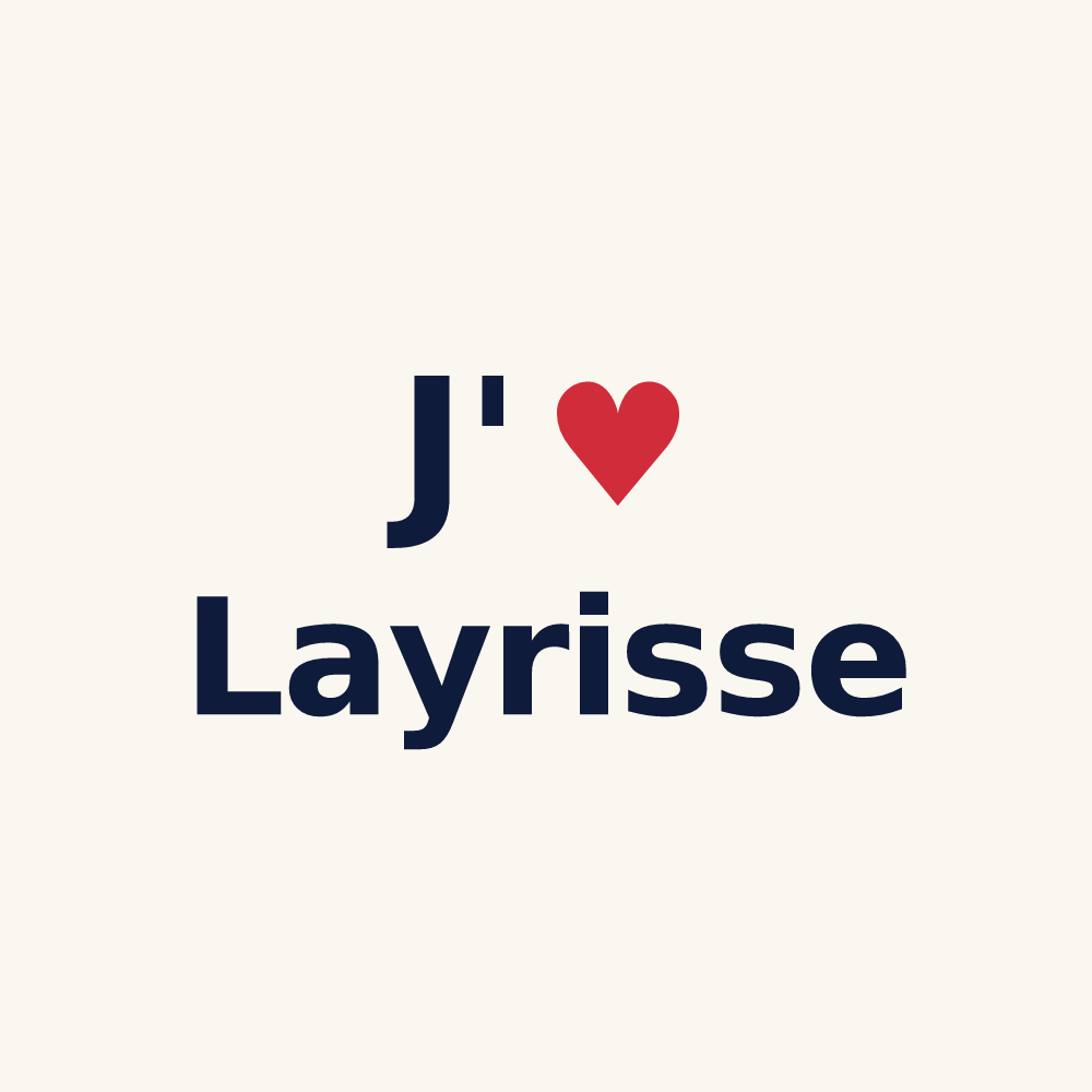 Tasse personnalisée Layrisse — design J'aime Layrisse