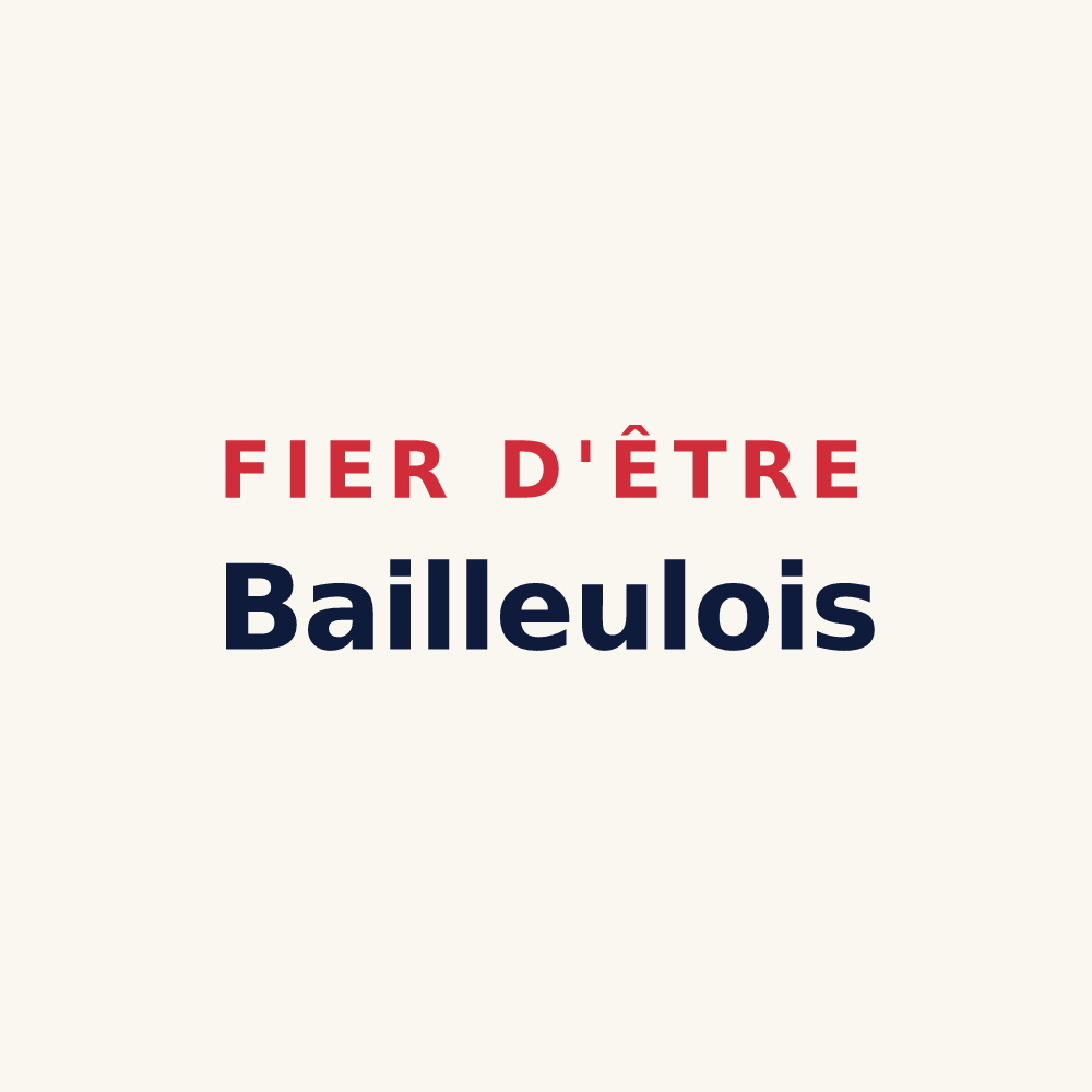 Tasse « Fier d'être Bailleulois » — design pour Le Bailleul