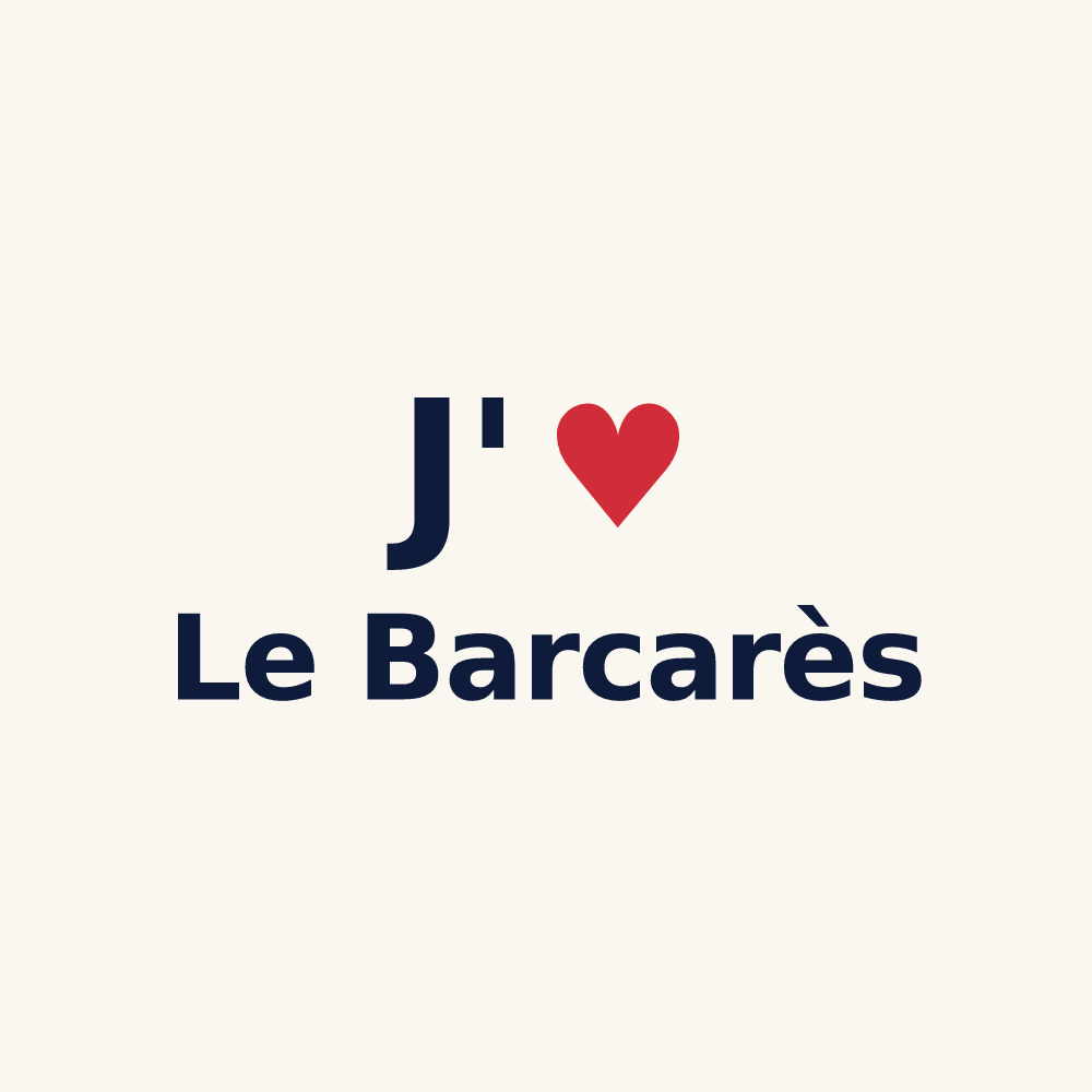 Tasse personnalisée Le Barcarès — design J'aime Le Barcarès