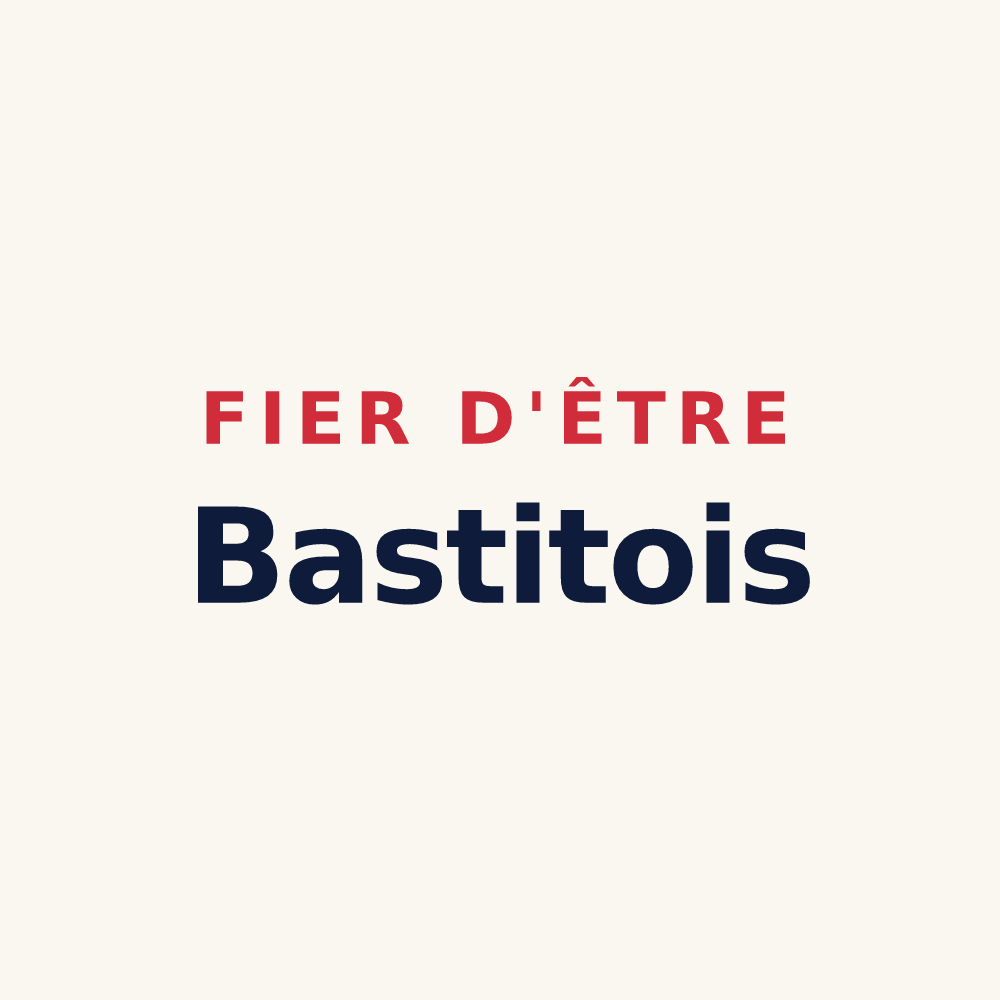 Tasse « Fier d'être Bastitois » — design pour Le Bastit