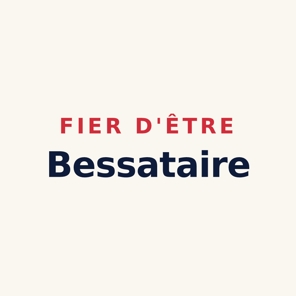 Tasse « Fier d'être Bessataire » — design pour Le Bessat