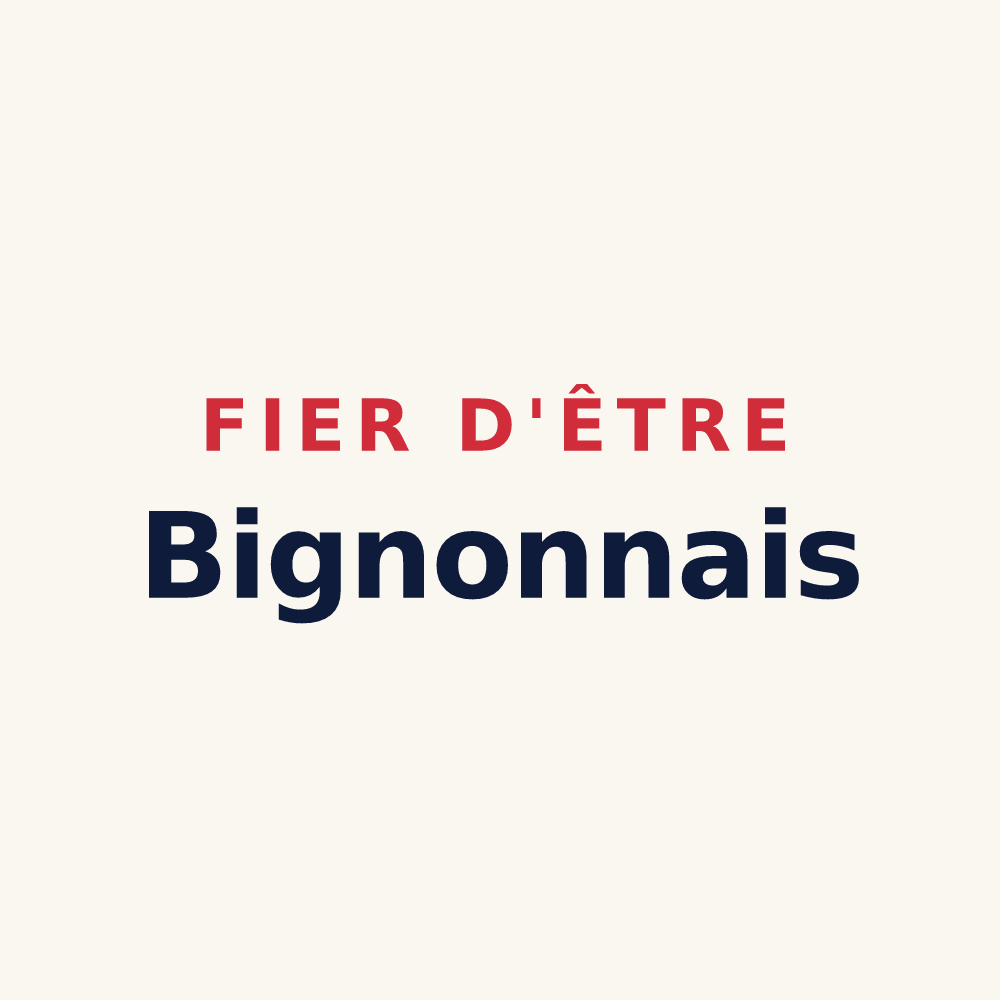 Tasse « Fier d'être Bignonnais » — design pour Le Bignon-du-Maine