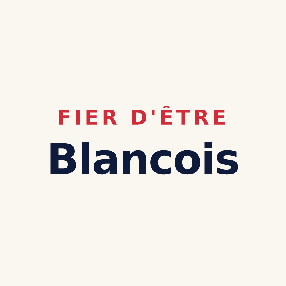 Tasse « Fier d'être Blancois » — design pour Le Blanc