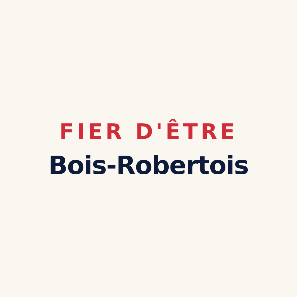 Tasse « Fier d'être Bois-Robertois » — design pour Le Bois-Robert