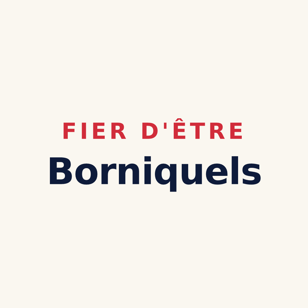 Tasse « Fier d'être Borniquels » — design pour Le Born