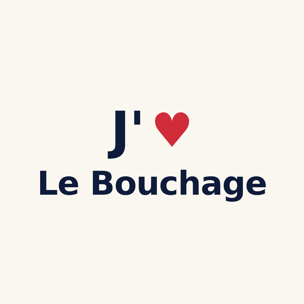 Tasse personnalisée Le Bouchage — design J'aime Le Bouchage