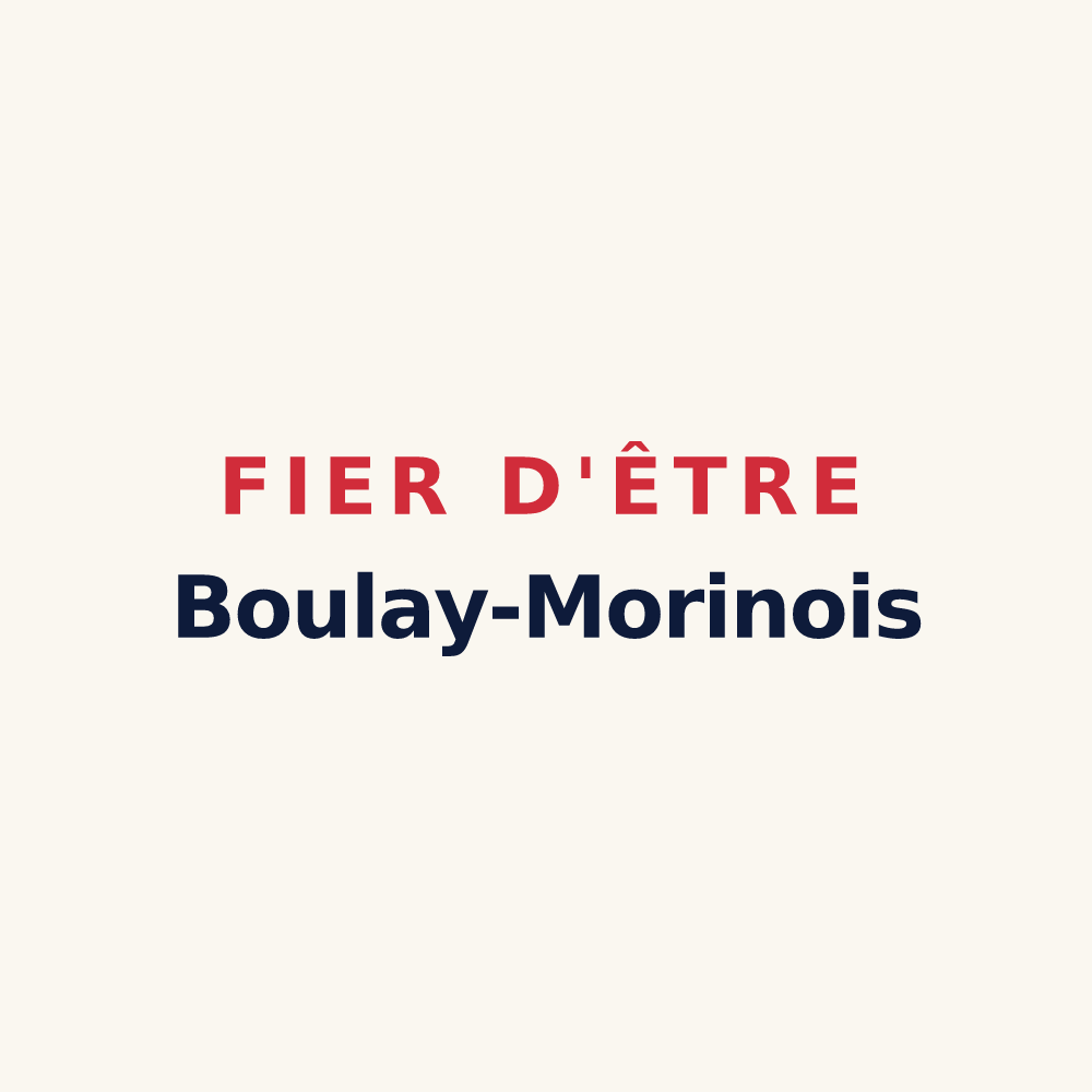 Tasse « Fier d'être Boulay-Morinois » — design pour Le Boulay-Morin