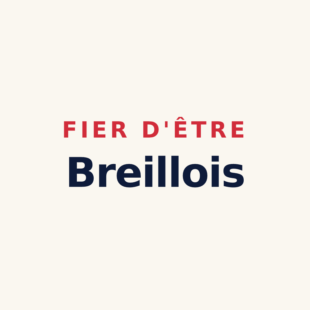 Tasse « Fier d'être Breillois » — design pour Le Breil-sur-Mérize