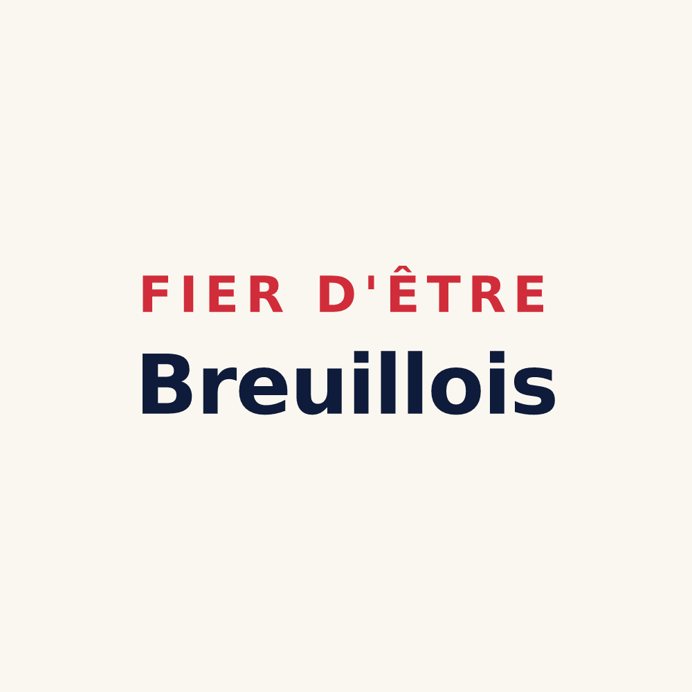 Tasse « Fier d'être Breuillois » — design pour Le Breuil