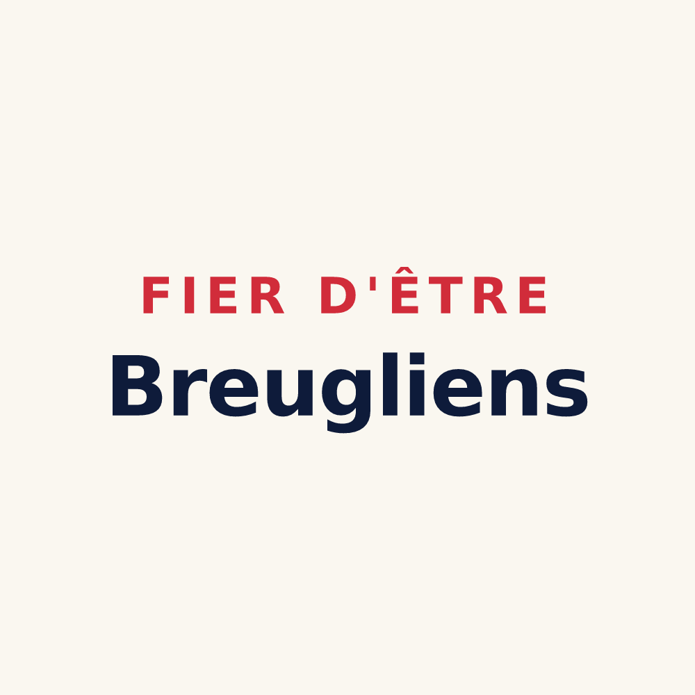 Tasse « Fier d'être Breugliens » — design pour Le Breuil