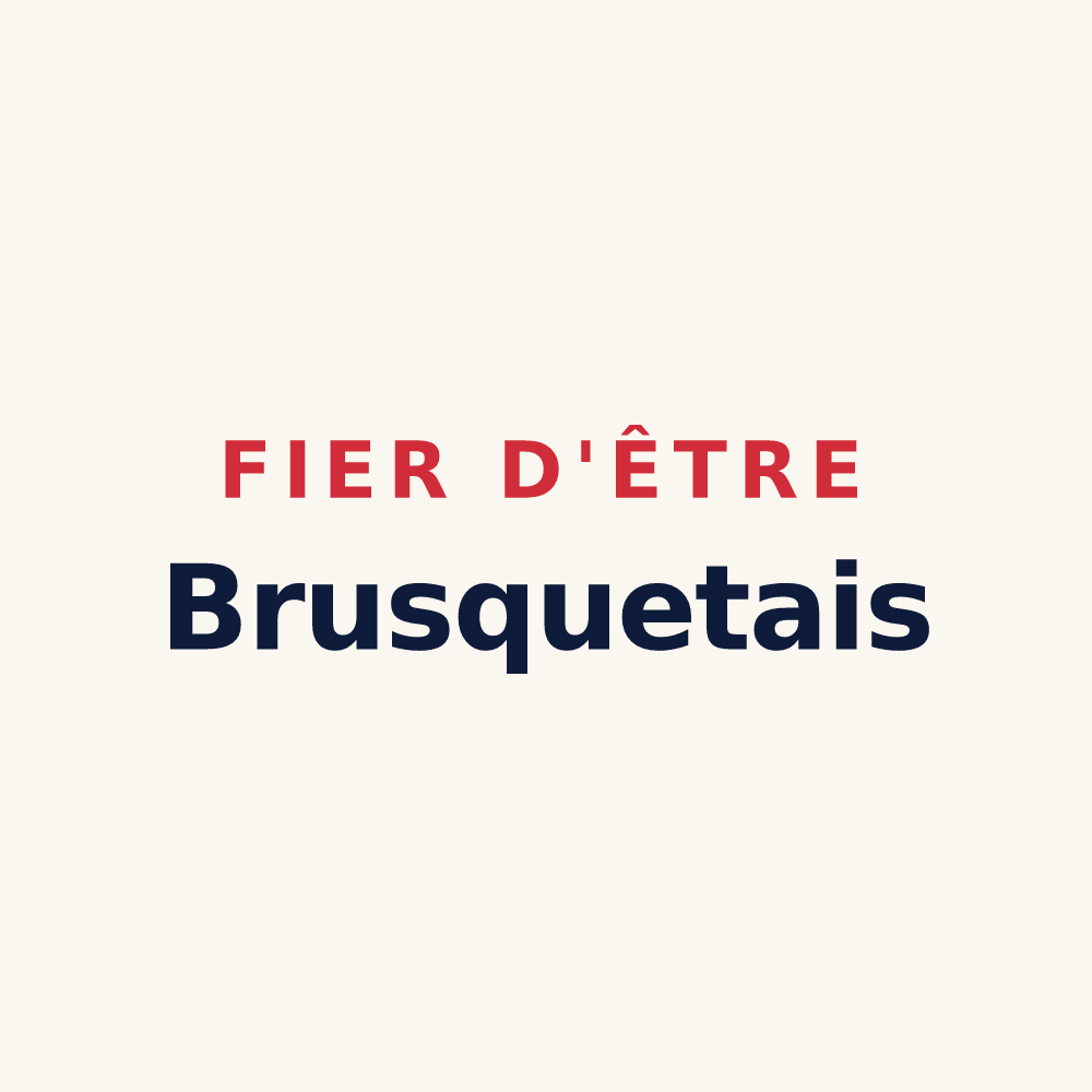 Tasse « Fier d'être Brusquetais » — design pour Le Brusquet