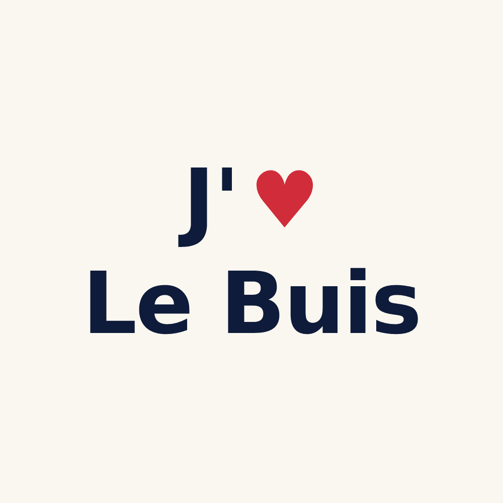 Tasse personnalisée Le Buis — design J'aime Le Buis