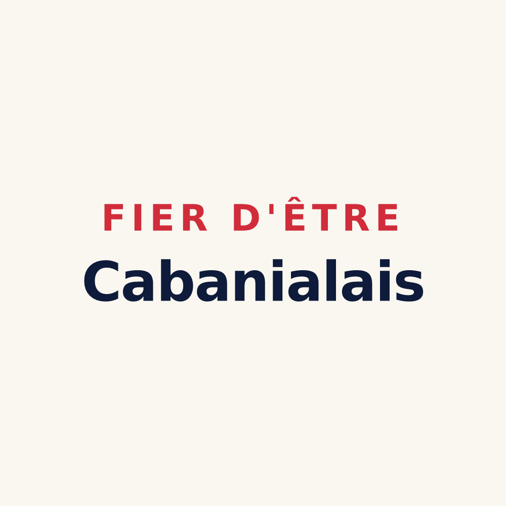 Tasse « Fier d'être Cabanialais » — design pour Le Cabanial