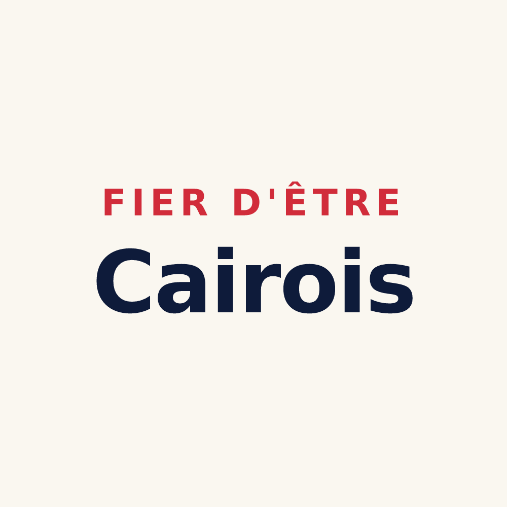Tasse « Fier d'être Cairois » — design pour Le Caire
