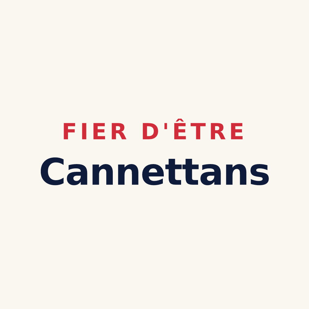 Tasse « Fier d'être Cannettans » — design pour Le Cannet