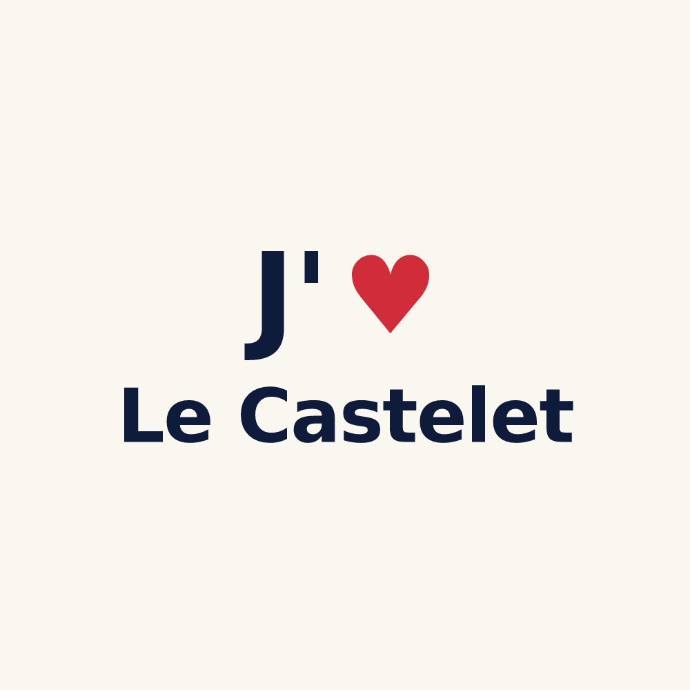 Tasse personnalisée Le Castelet — design J'aime Le Castelet