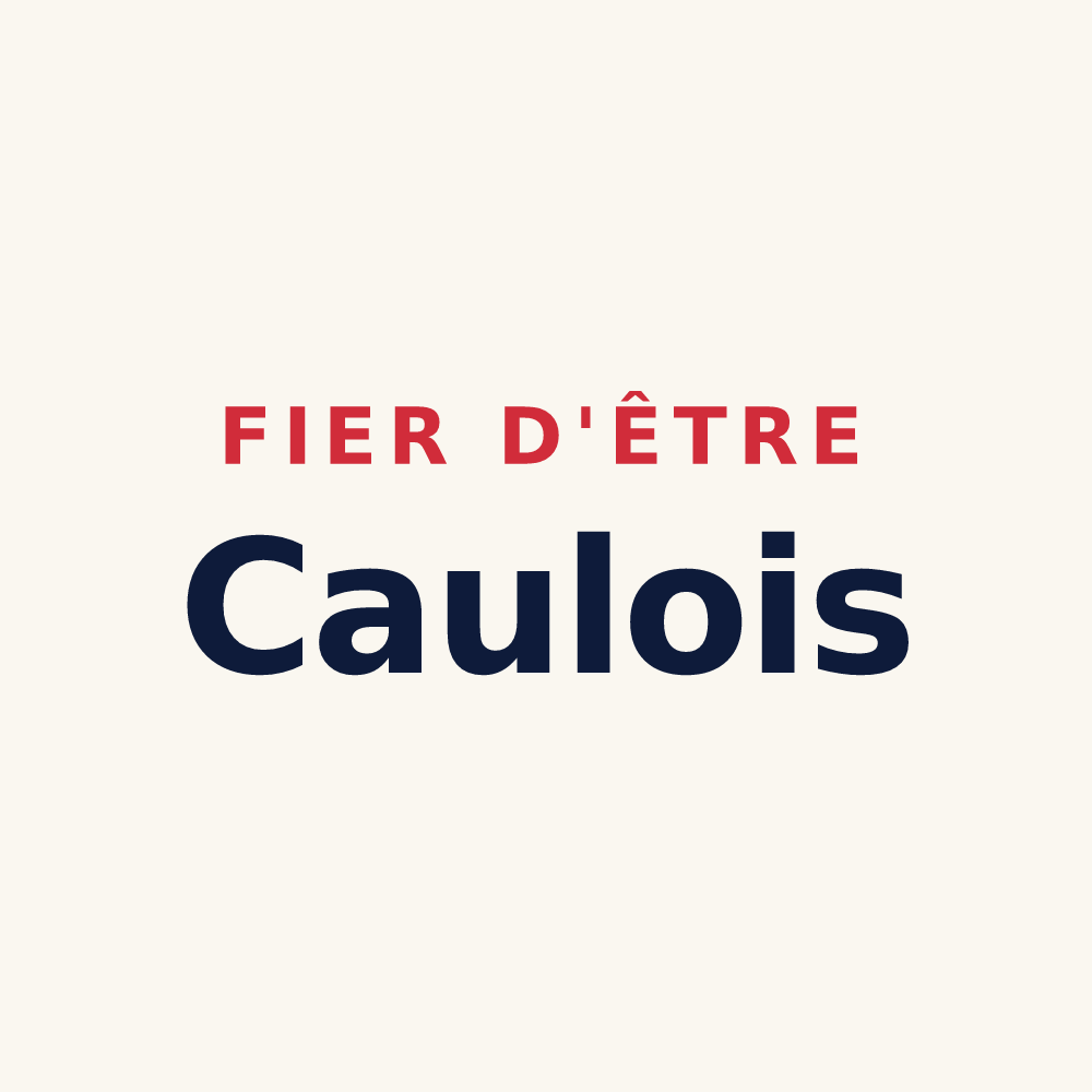 Tasse « Fier d'être Caulois » — design pour Le Caule-Sainte-Beuve