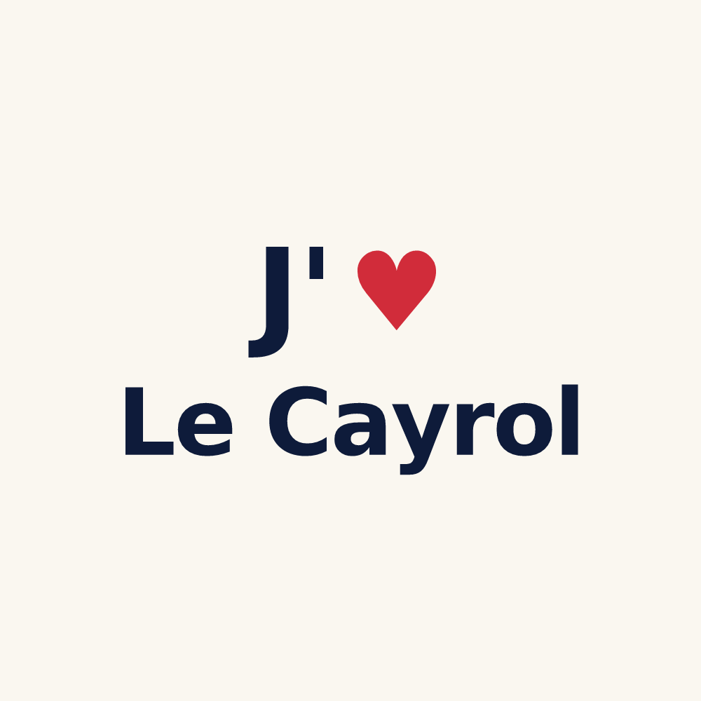 Tasse personnalisée Le Cayrol — design J'aime Le Cayrol