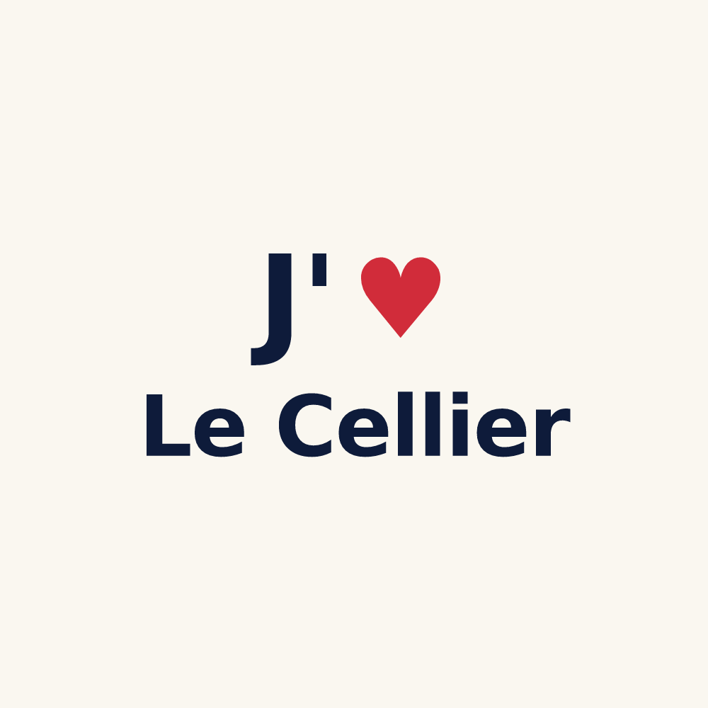 Tasse personnalisée Le Cellier — design J'aime Le Cellier