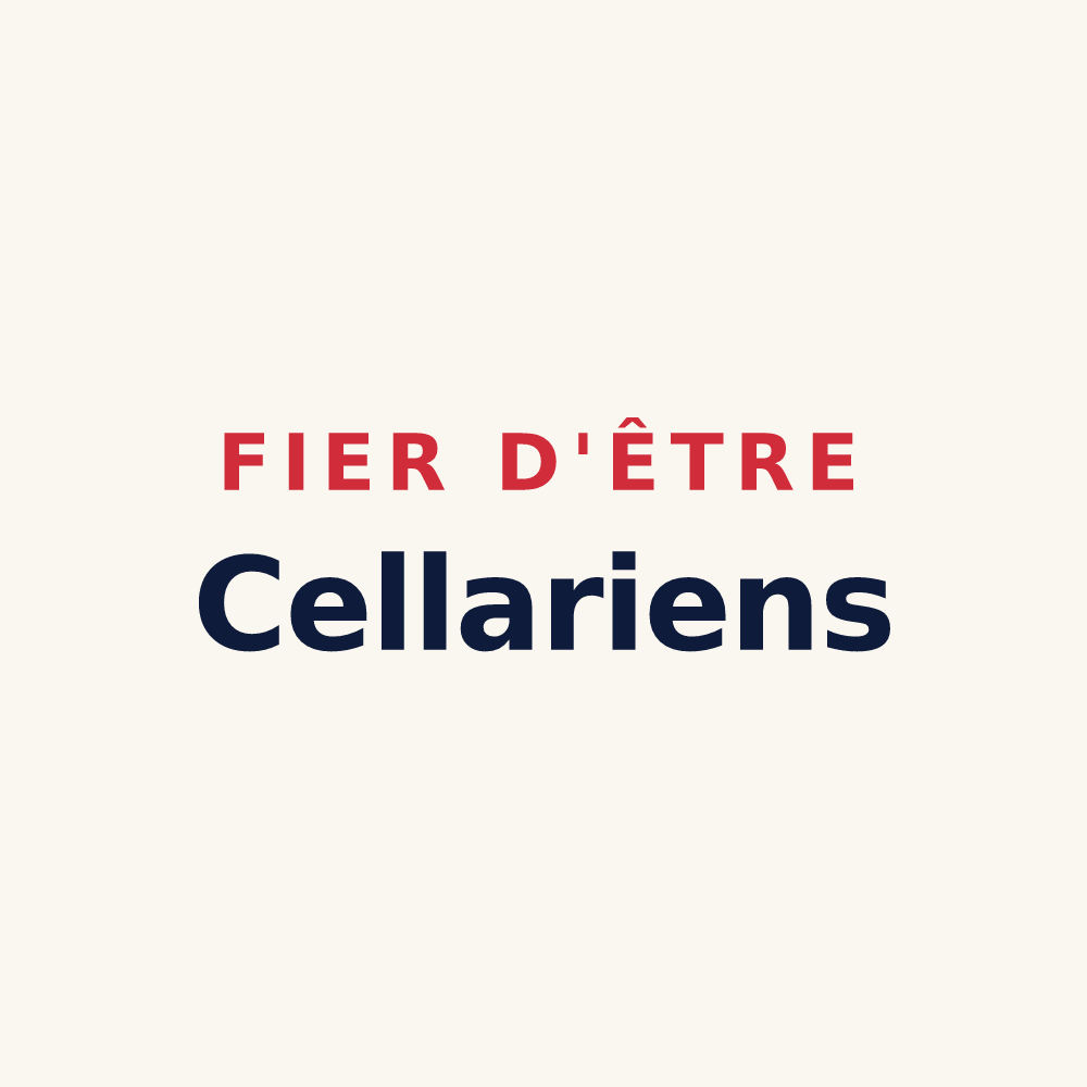 Tasse « Fier d'être Cellariens » — design pour Le Cellier